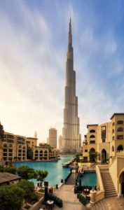 United Arab Emirates, Dubai, Fountain Place, Burj Khalifa, United Arab Emirates, Dubai, Fountain Place, Burj Khalifa,